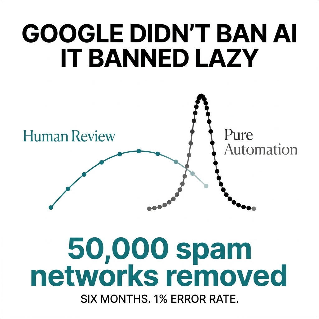 Google’s August Spam Update Went After the Content Factories, and the Pattern Tells a Story